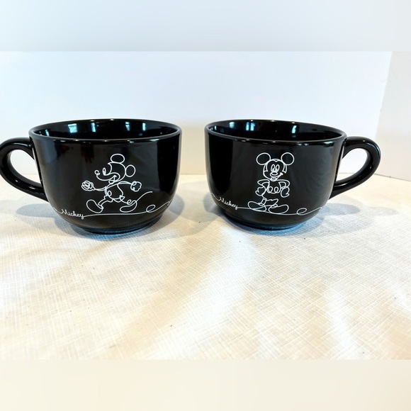 Disney Other - Mickey Mouse Oversized Coffee Mugs/Soup Cups